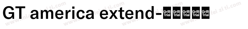 GT america extend字体转换